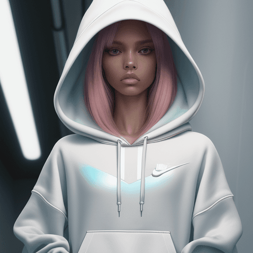 AI generated: Hoodie design, Balenciaga hoodie, Nike hoodie, streetwear, fashion culture, pastel colors, design, w...