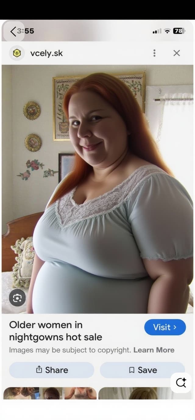 AI generated: Morbidly obese woman with long red hair. Her face and neck are relatively thin. Her face is s stunni...