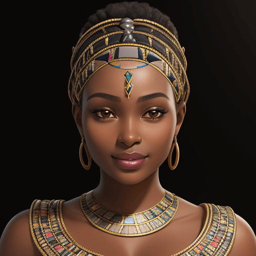AI generated: Photo of a ultra realistic Close-up portrait mode with close-up and , face turned slightly to the ri...