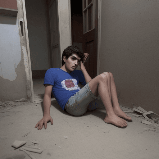 AI generated: 
UNA IMAGEN DE  UNA PERSONA JOVEN ALZANDO A UN VIEJITO CAIDO Y ABANDONADO
