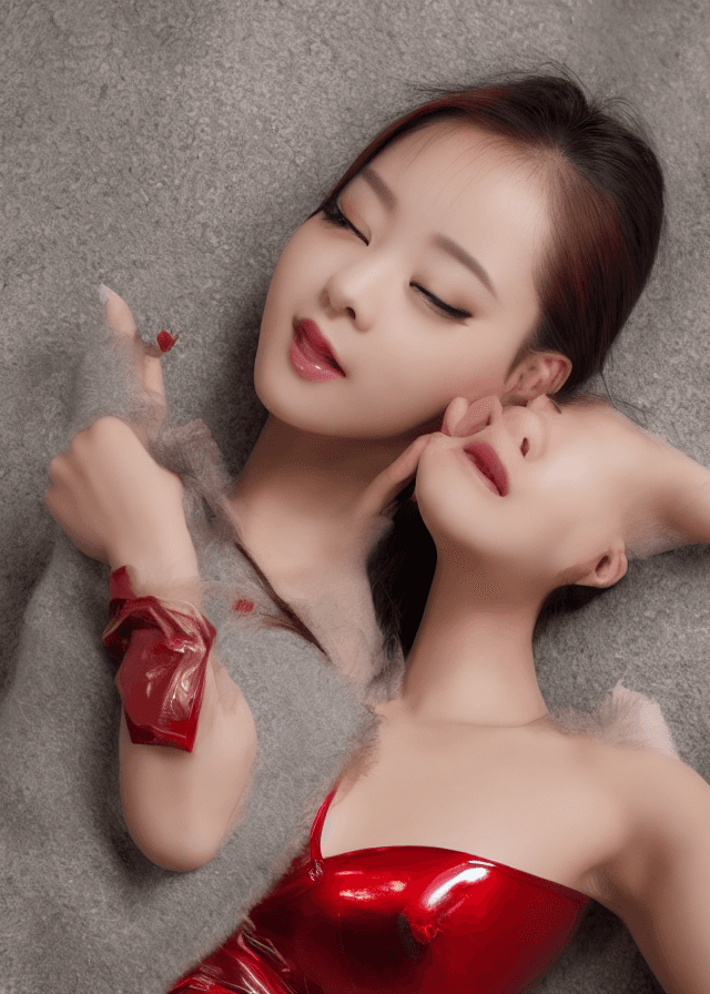 AI generated: Photo of a ultra realistic face, High resolution photography, 1 Korean female idol, full body, Photo...