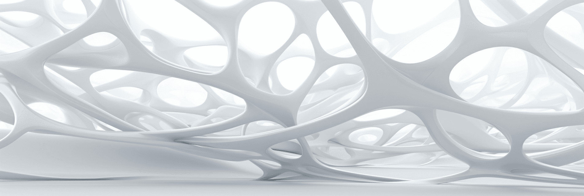 AI generated: biomorph, full white, wallpaper, minimalism, gloss, mechanical, neo-futurism, plain, --no man, femal...