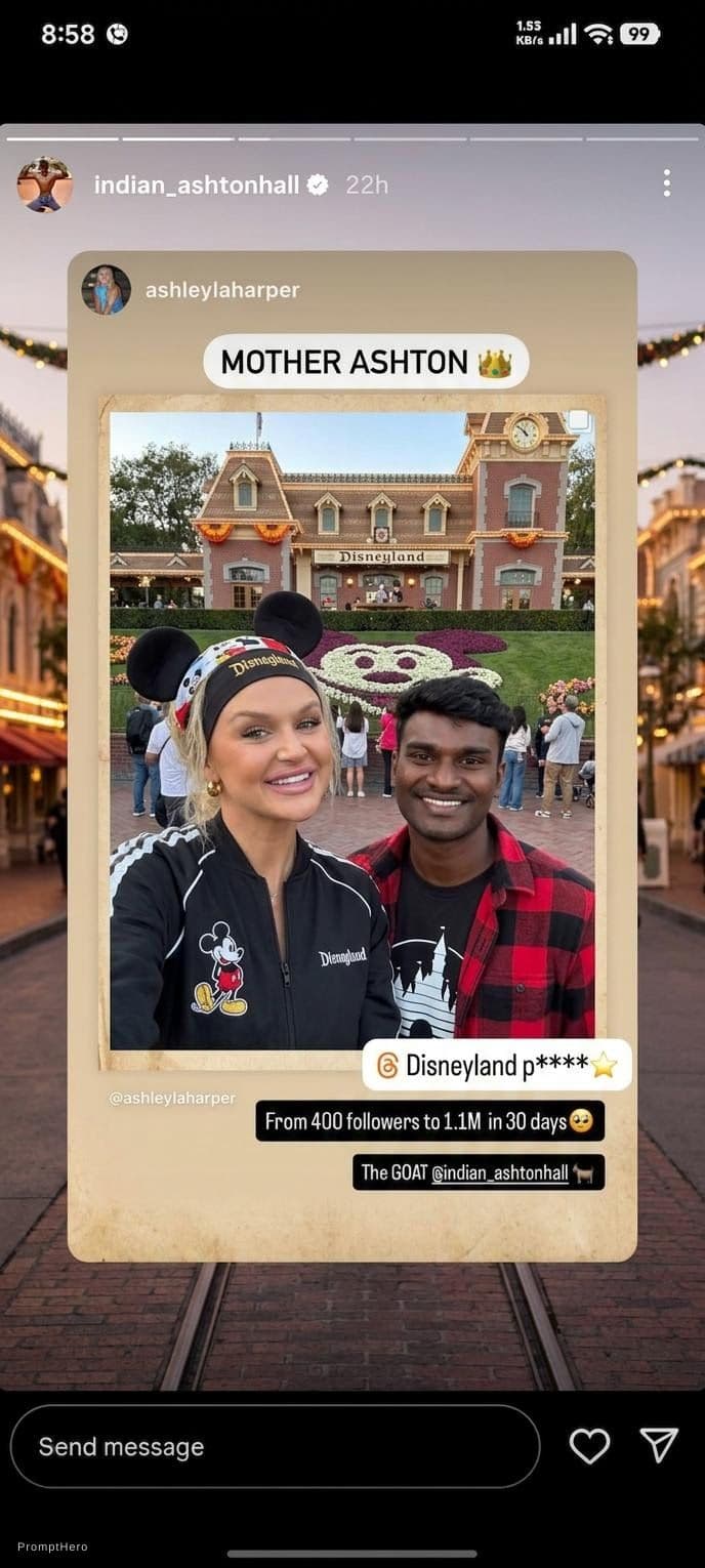 AI generated: Disneyland p****
