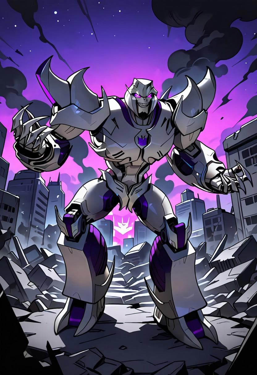 Megatron -- Transformers Prime  Noob + Illust