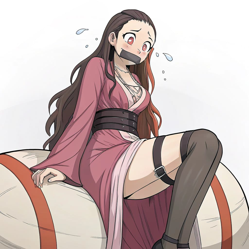 AI generated: score_9,score_8_up,score_7_up,score_6_up, 1girl, long hair, sits on large dildo, big breasts, ass, a...