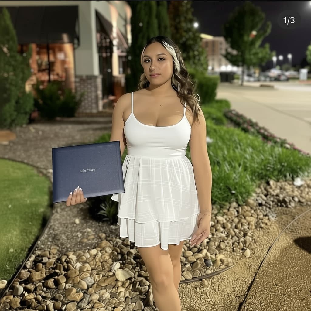 AI generated: Can you remove her bra and leave her with top