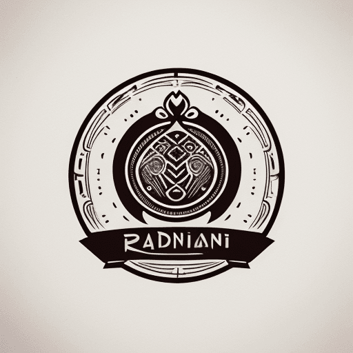 AI generated: sketch of an Indonesian restaurant logo, new style, expressive line-work, in the style of design