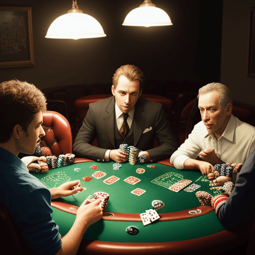 AI generated: People playing poker
