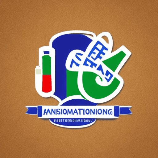 AI generated: beautiful logo for association of pharmacy students 