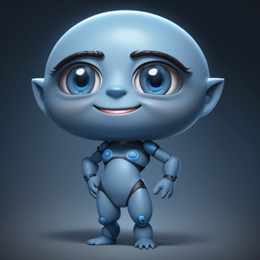 AI generated: animation, cute character, in hero suit, big eyes, smiling, small nose, full body, fictional charact...