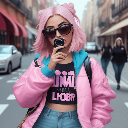 AI generated: a photo looking like an Instagram influencer with a million followers
