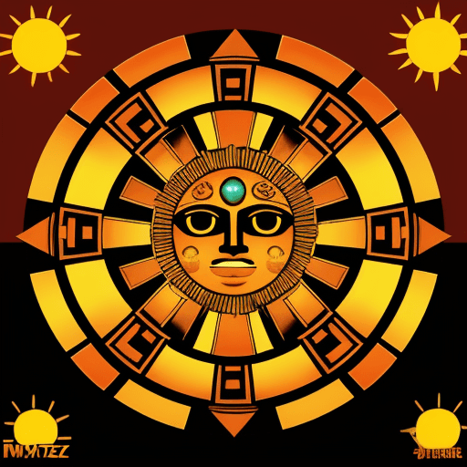 AI generated: aztec SUN