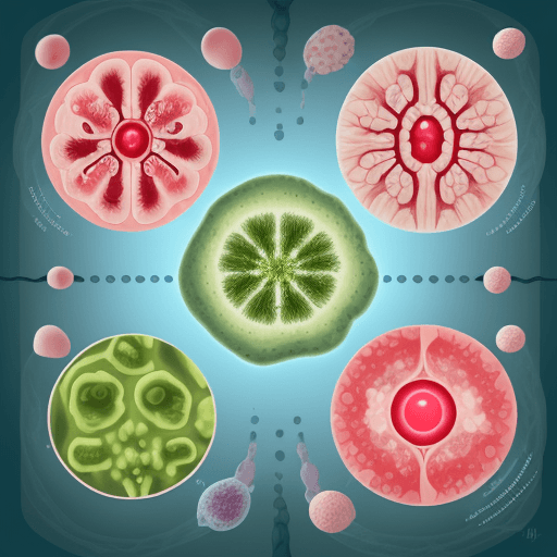 AI generated: une illustration sous forme de bande dessinée des differentes bacteries qui cause des infections ali...