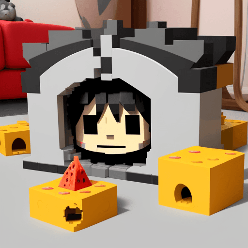 AI generated: hiro jugando blox fruit mientras se quema su casa y su perro le muerde el pie