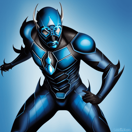 AI generated: blue beetle