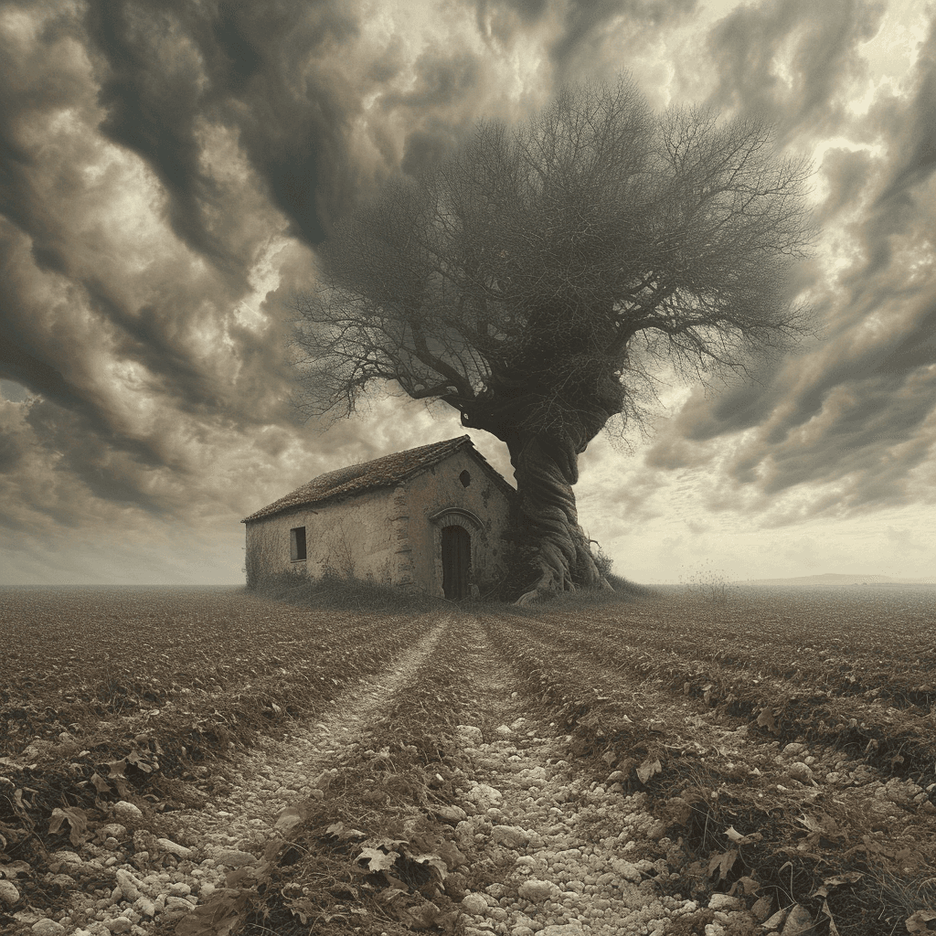 AI generated: Dariusz Klimczak’s finest artwork, HDR photography blending surreal elements with realistic landscap...