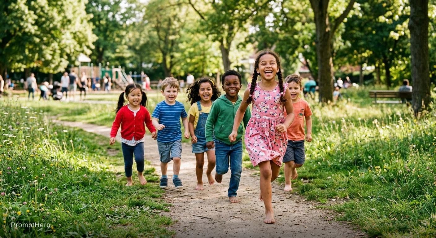 AI generated: children
