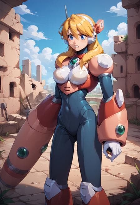 Alia from Megaman