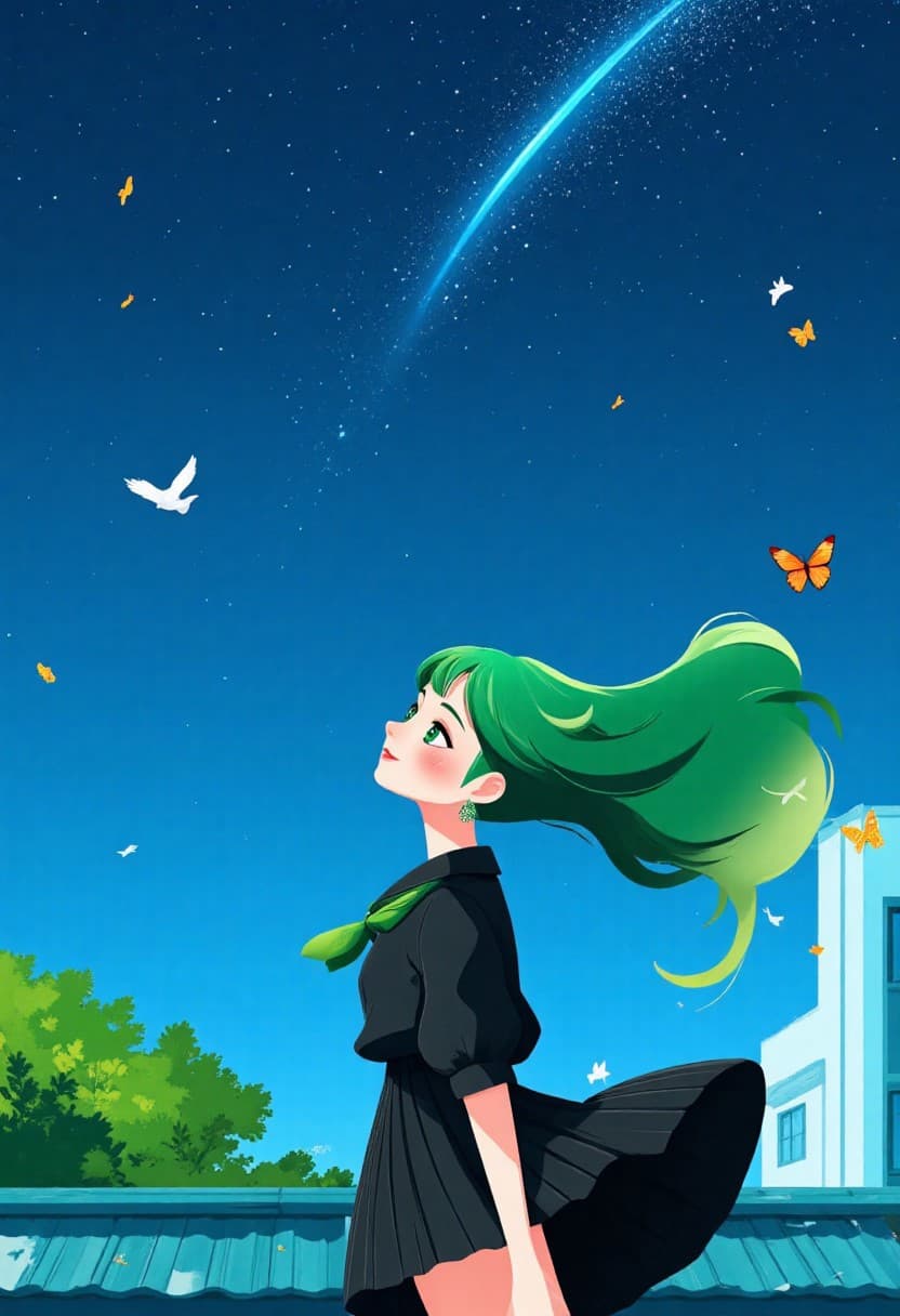 Unfazed Flat Colored Aesthetic Radiant Style