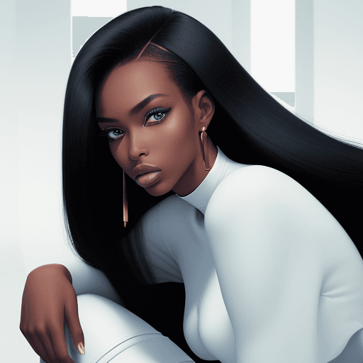 AI generated: Hyper realistic eye level, ChromaV5, Realistic Vision, photo, a   beautyfull 
 fashion black woman, ...