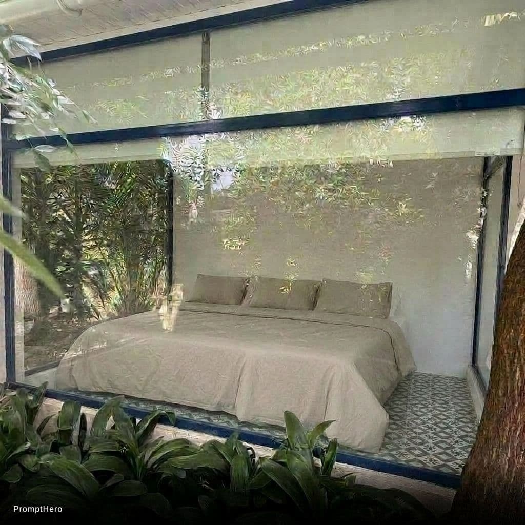 AI generated: Make the bed a little bigger 