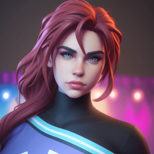 AI generated: stunning portrait of a banner "ONLINE HERO",3d interesting COLOUR & "Talent show", 