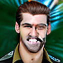 AI generated: (Gigachad:1.2), detailed face and eyes, realistic, smile, kodachrome,