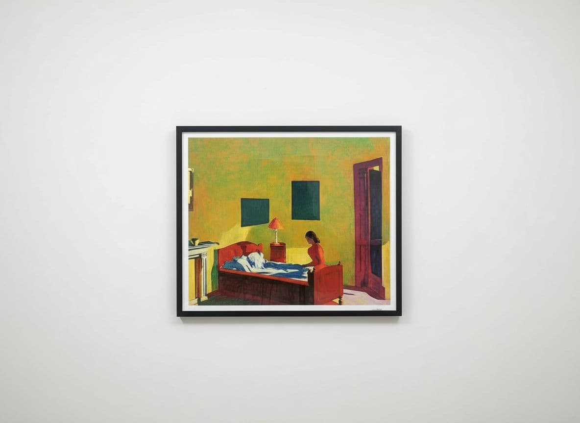 AI generated: put the painting only in white wall, art setting, sothebys quality studio photography, close up phot...