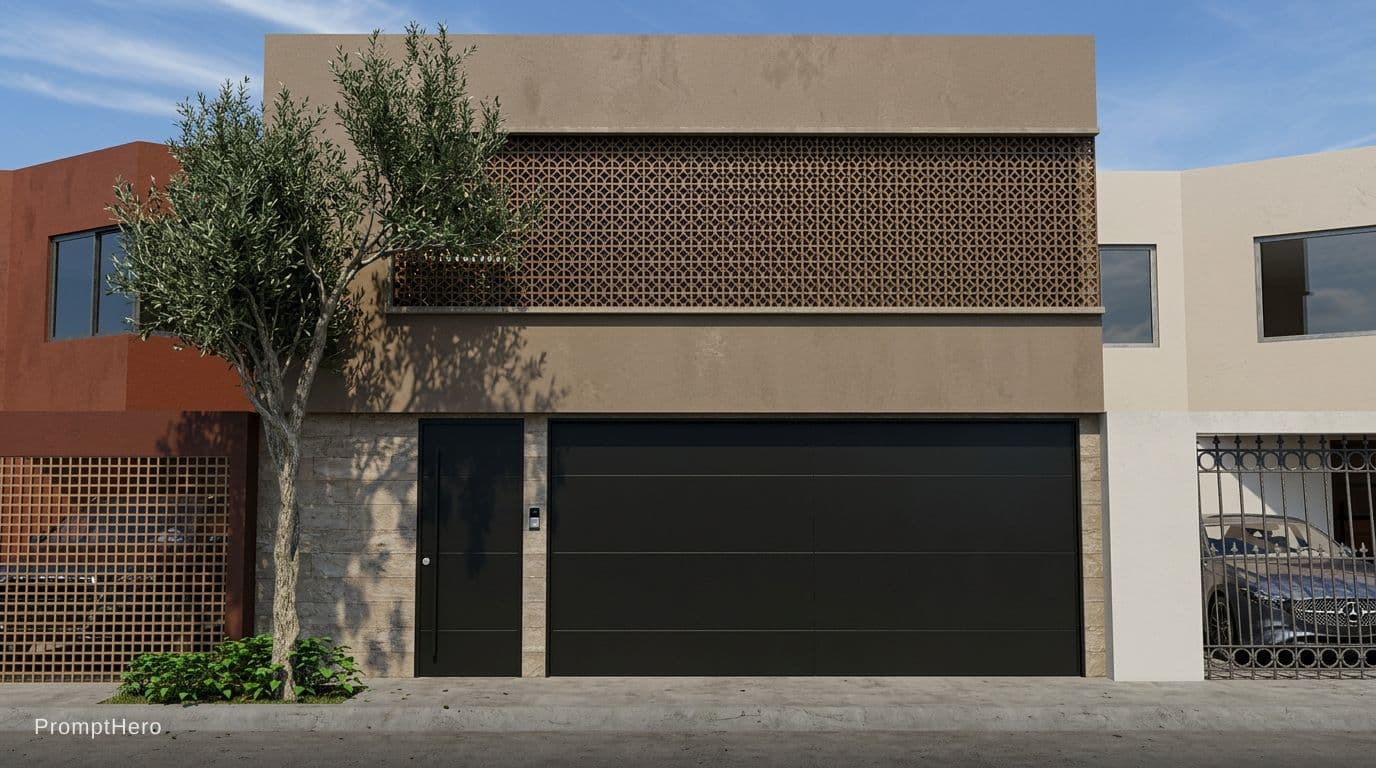 AI generated: Respect the volume, materials, and all the architectural elements of the image, so that it looks ver...