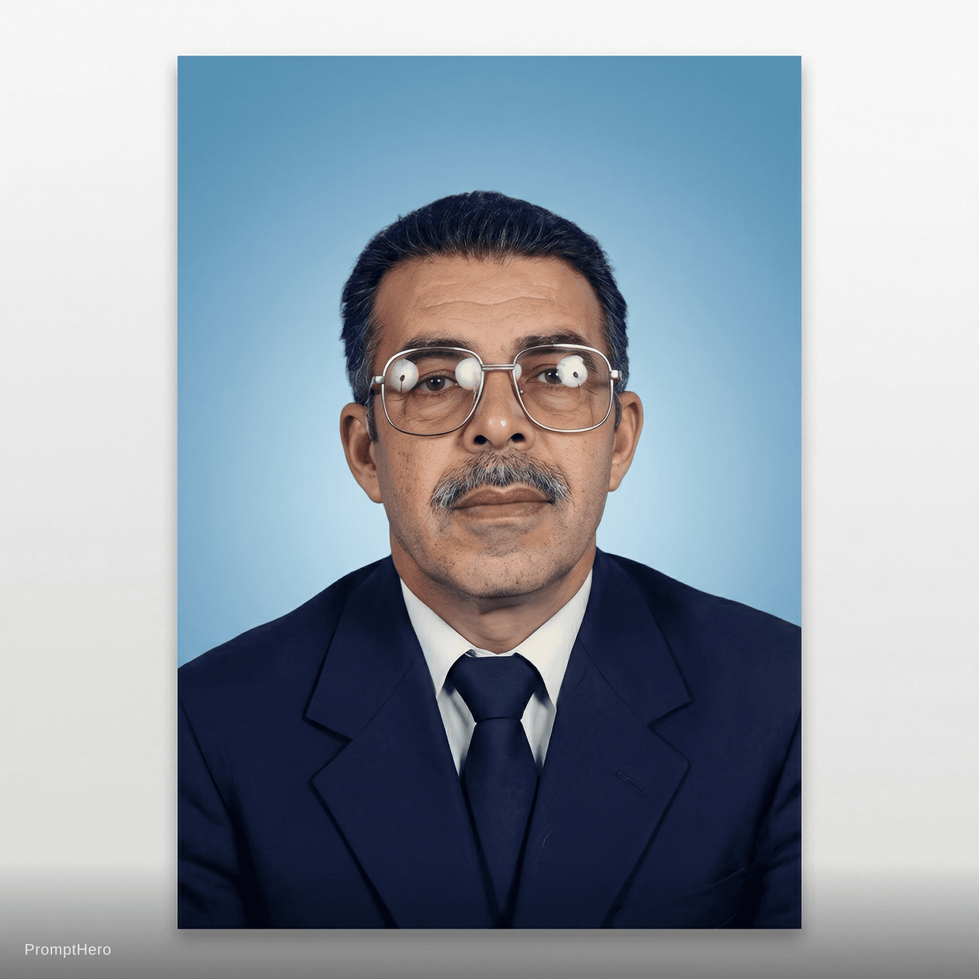 AI generated: لدي صورة لشخص اريد اعادة احيائها كما كانت اول مرة دون تغير اي شئ في شكل الشخص التغير او التحسين يكون...