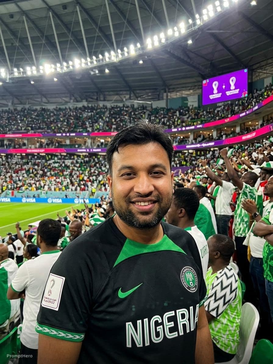 AI generated: FIFA stadium in FIFA Jersey