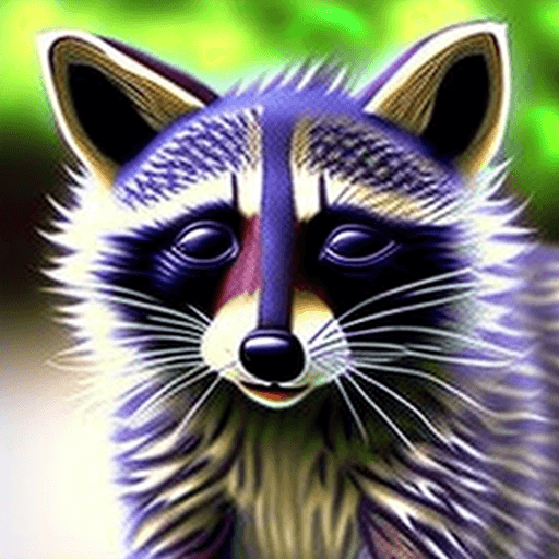 AI generated: cat and raccoon hybrid