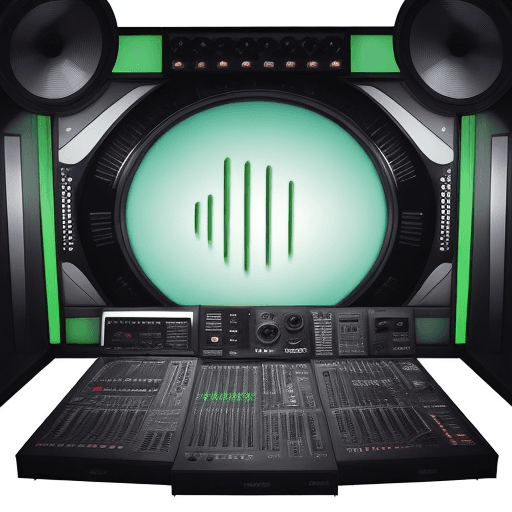 AI generated: ineed a fresh and funky background. Surprise me ..its for beatport techno
