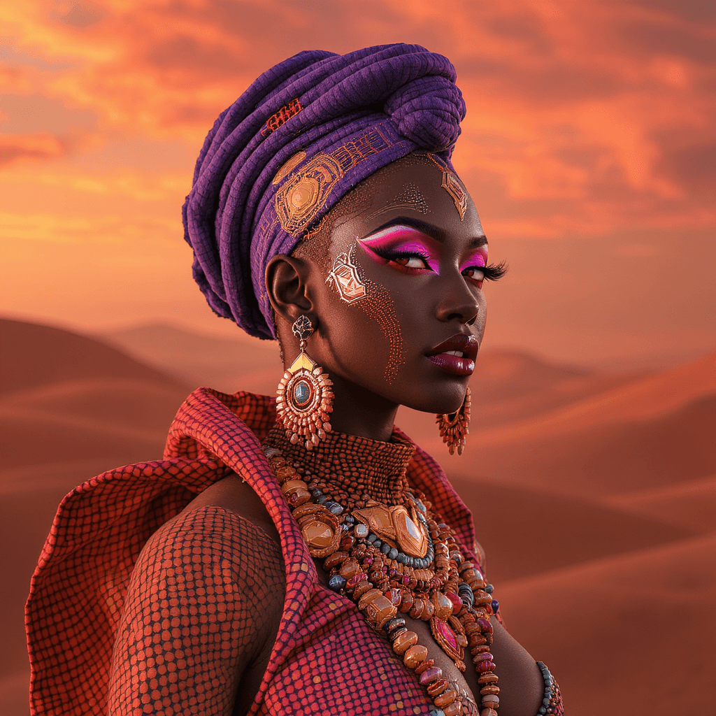 AI generated: afrofuturism


