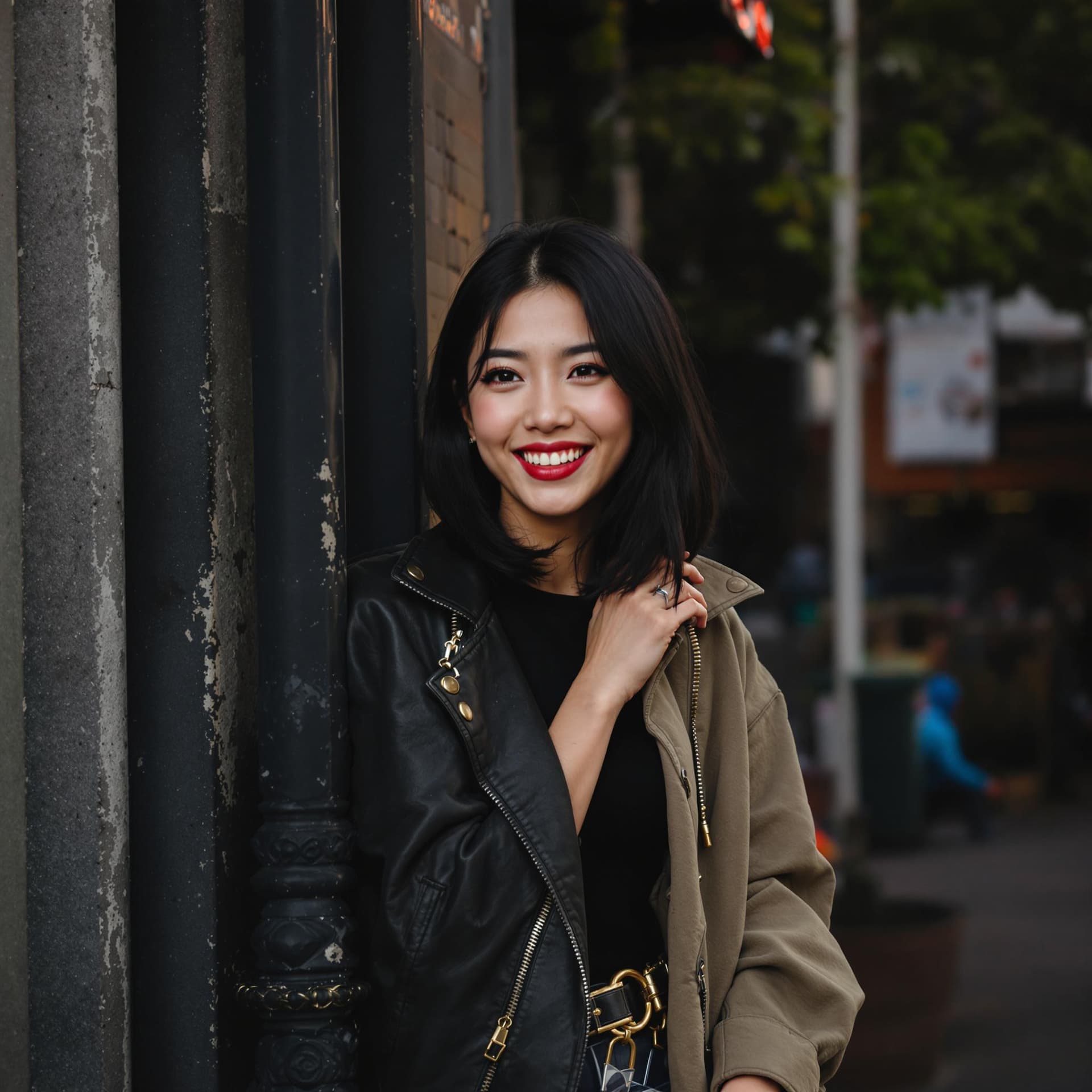 AI generated: asian,woman,pose,SF.