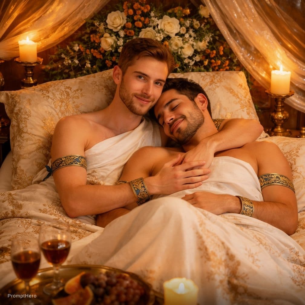 AI generated: sexy husband sexy time