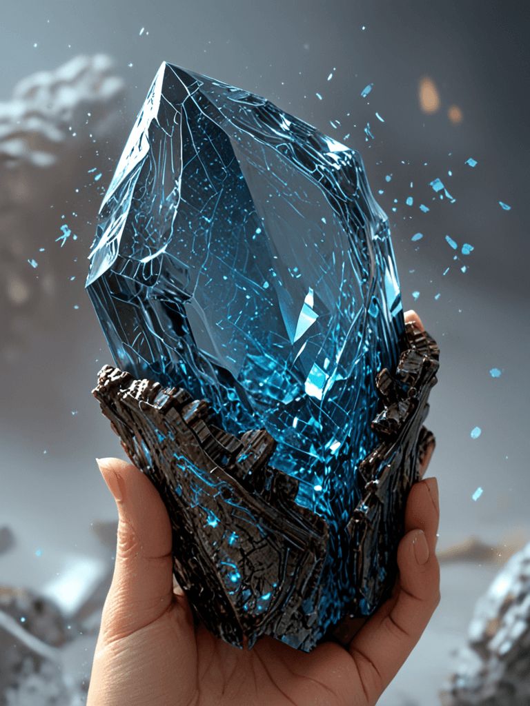 AI generated: realistic,highres,reality,a futuristic crystal,realistic,picture,<lora:EpicF4nta5yXL:1>,<lora:Fantas...