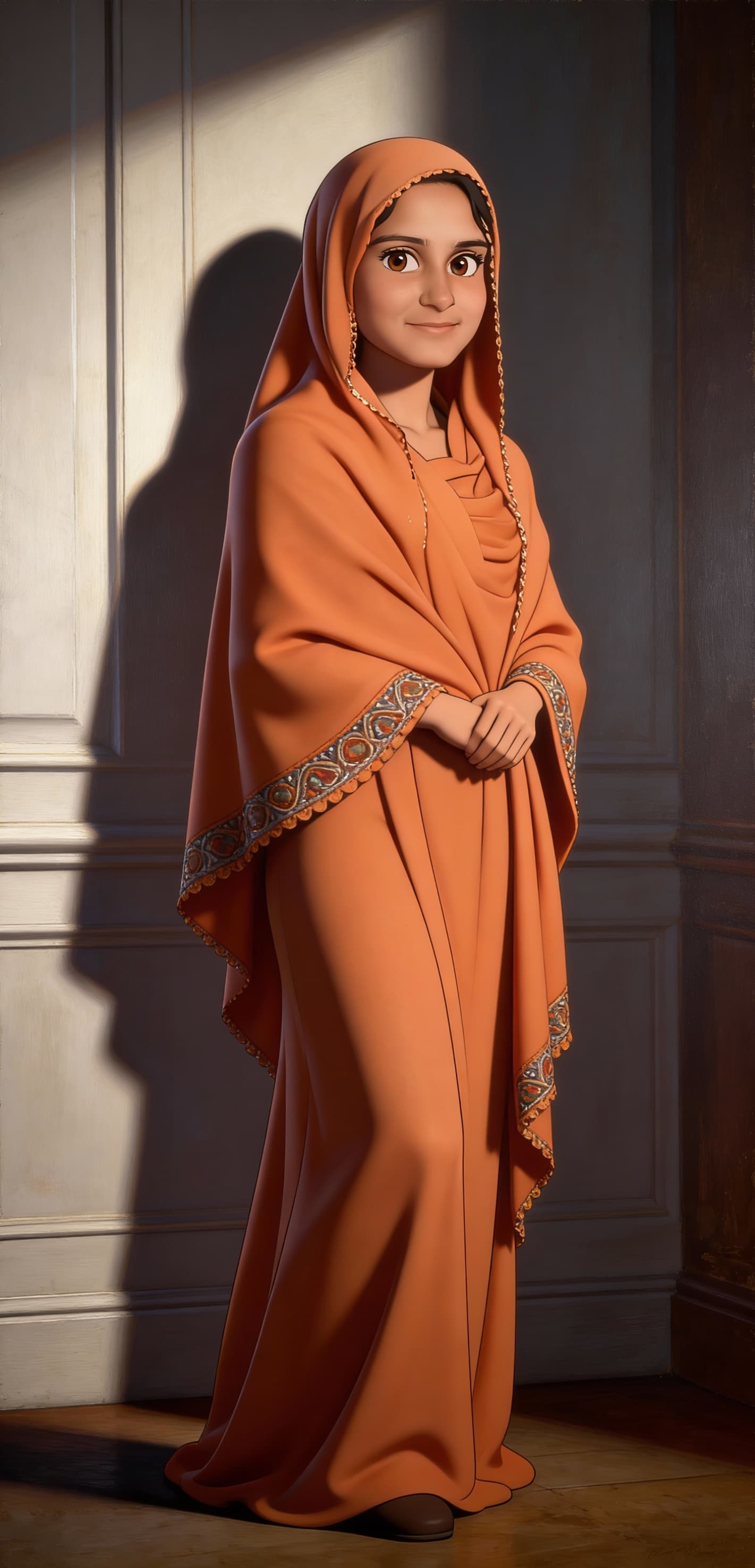 AI generated: oriental(arab:1.2) woman, (chiaroscuro:1.2) modelshoot style, (extremely detailed CG unity 8k wallpa...