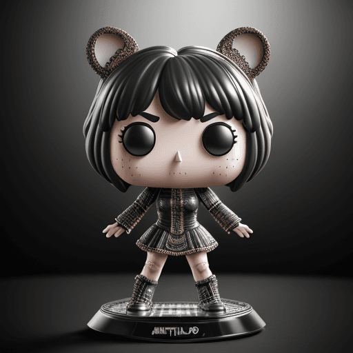 AI generated: highly detailed , made by ((((funko pop)))), (funko toy:1.3), full body shot, cinematic, 3d render, ...