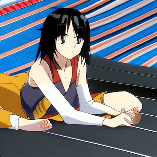 AI generated: anime masterpiece, female, best quality, RUKIA, bleach, black hair, feet, fetish, feet fetish, feet ...