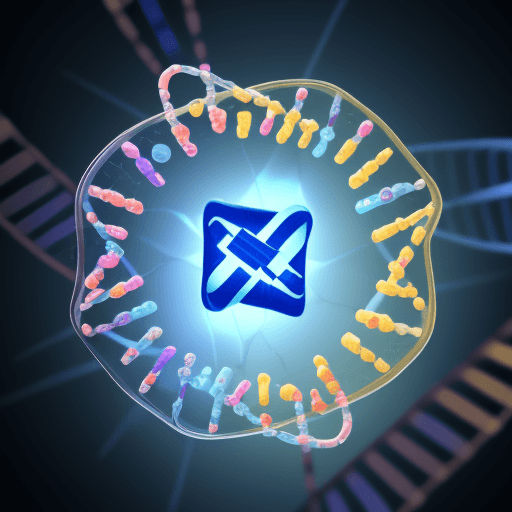 AI generated: fita de DNA