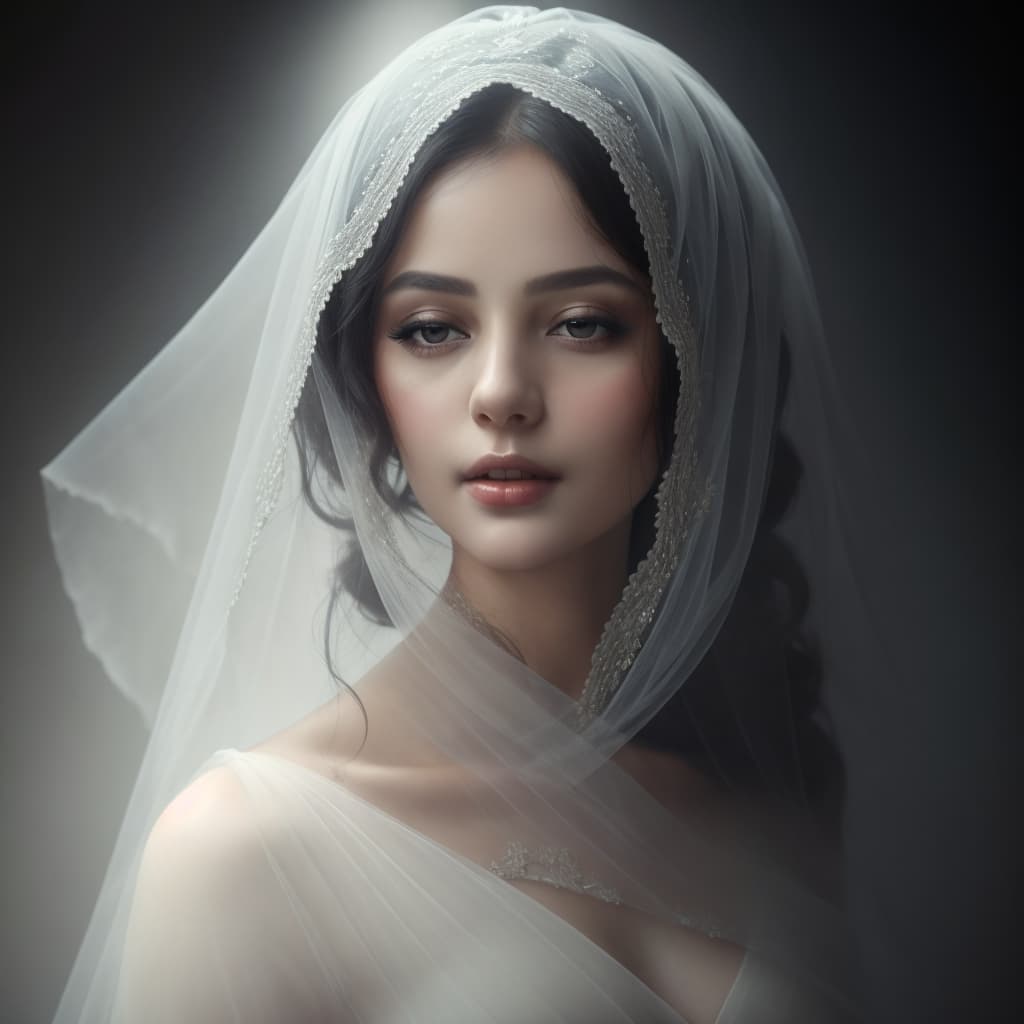 AI generated: /imagine prompt: A stunningly detailed portrait of a barbarian woman in a skinny dress, with Jade oc...