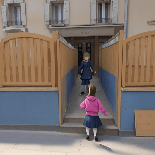 AI generated: magasine d'enfant sur les crèches et préscolaire