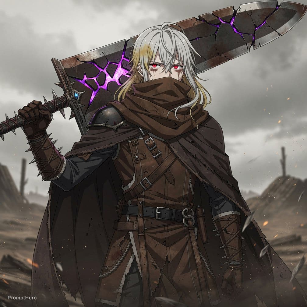 AI generated: Can you create a picture about this character based on my prose, following with its artstyle being d...