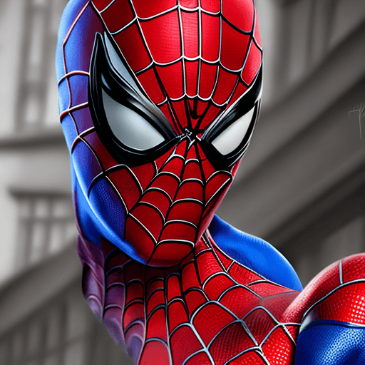 AI generated: Spider man in dynamics, highly detailed, packed with hidden details, style, high dynamic range, hype...