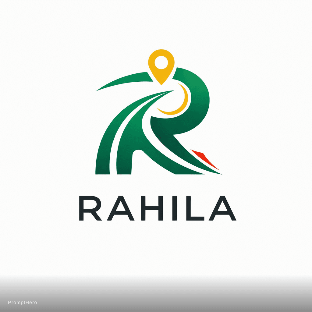 AI generated: Prompt :
Design a professional and ultra-modern logo for a ride-hailing app named "RAHILA". The bran...