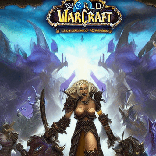 AI generated: world of warcraft everquest rpg game set in space, galactic MMORPG :: video game concept, 24mm, mood...