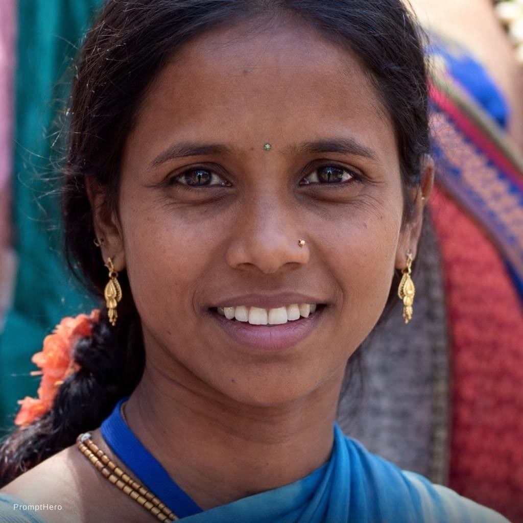 AI generated: Keep her exact same face identity and facial features. Make her head turned towards the viewer or ma...