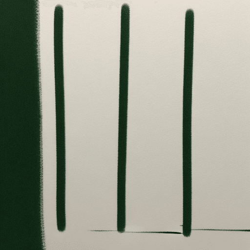 AI generated: foreground: horizontal green line 
background: black 

