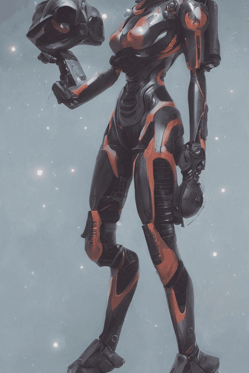 AI generated: Hyper realistic painting of a beautiful girl in an EVA plugsuit, hyper detailed, anime, by greg rutk...